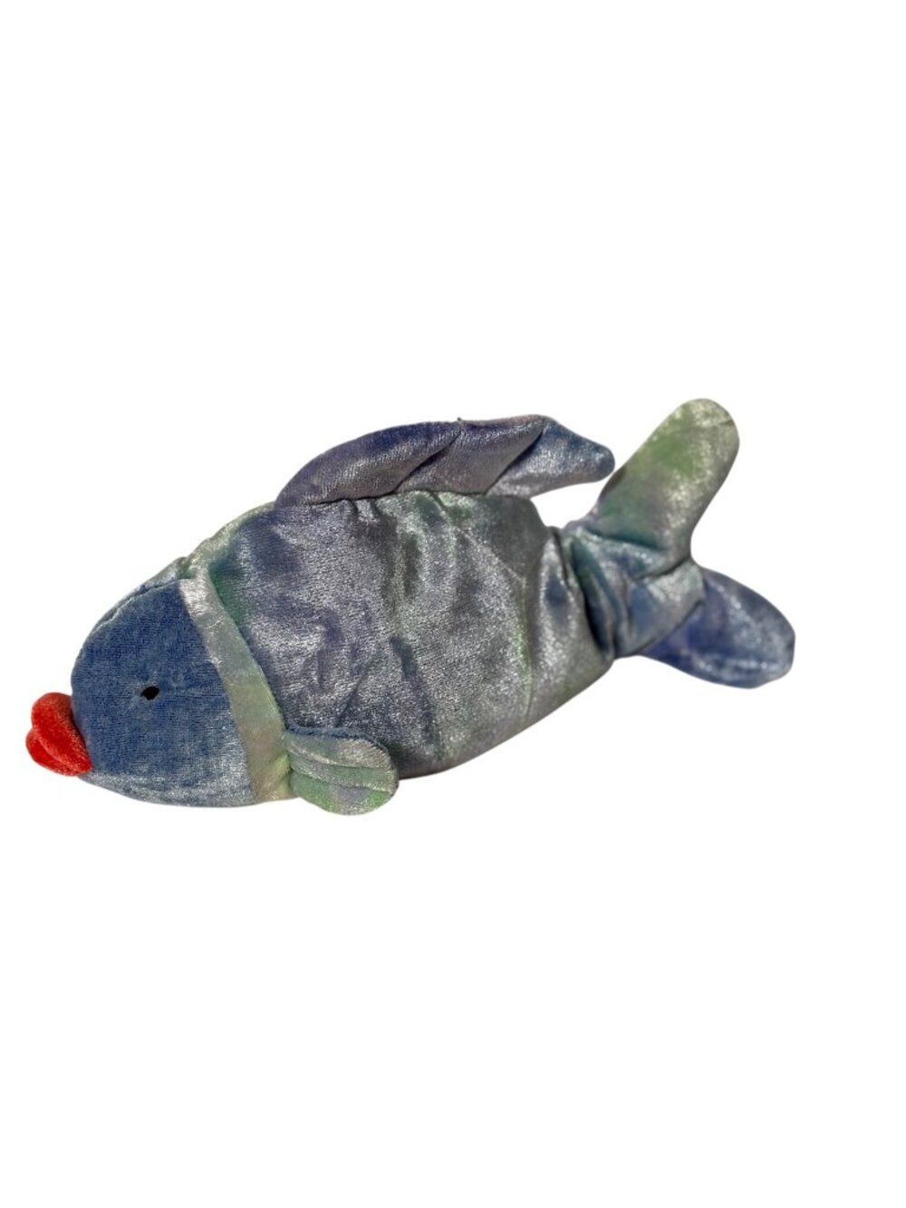 Russ Berrie Puckers Plush Stuffed Animal Doll 9 in Blue Green Red Lips